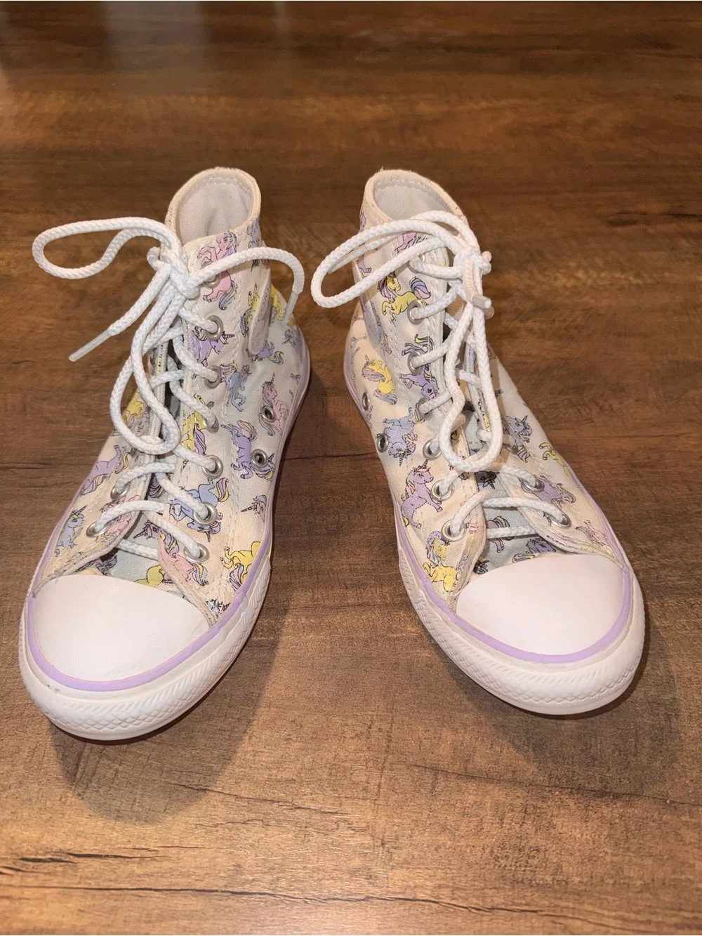 Converse Chuck Taylor All Star Unicorn High Top Sneakers Girls Youth Size 2